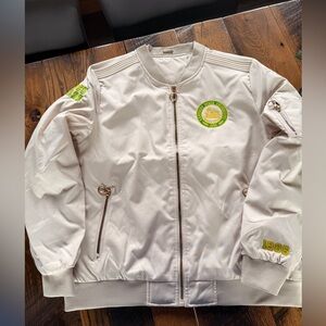 Bomber Jacket Women Kentucky University State Upcycled Crafters Size Med/Large